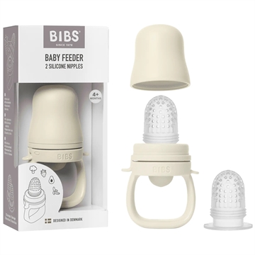 Bibs Food Feeder - Ivory - Frugtsut til baby fra 4 mdr