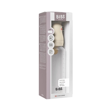 Bibs Sutteflaske - 270 ml - Naturgummi - Ivory