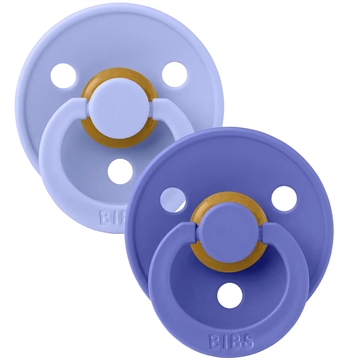 Bibs Sutter - Str. 2 - Colour - Rund - 2-pak - Hush/Grape