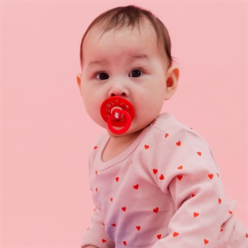 Bibs Sutter - str. 2 - Moomin - Dancing - 2-pak - Candy Apple mix