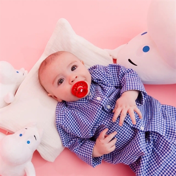 Bibs Sutter - str. 2 - Moomin - Dancing - 2-pak - Candy Apple mix