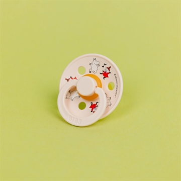 Bibs Sutter - str. 2 - Moomin - Dancing - 2-pak - Candy Apple mix