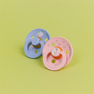 Bibs Sutter - str. 2 - Moomin - Dreaming - 2-pak - Baby Pink mix