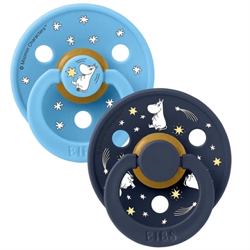 Bibs Sutter - str. 2 - Moomin - Good Night - 2-pak - Breeze mix