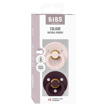 Bibs sutter - Str. 2 - Colour - 2-pak - Petal/Plum