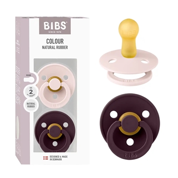Bibs sutter - Str. 2 - Colour - 2-pak - Petal/Plum