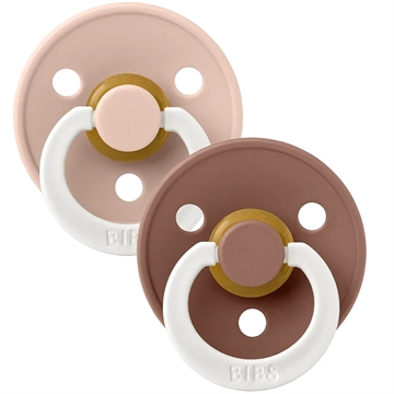 Bibs sutter - Str. 2 - Colour GLOW 2-pak - Blush/Woodchuck