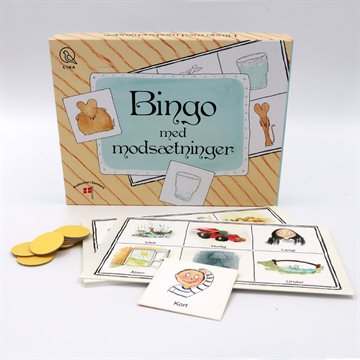 Bingo med modsætninger - Læringsspil for børn - Ciha