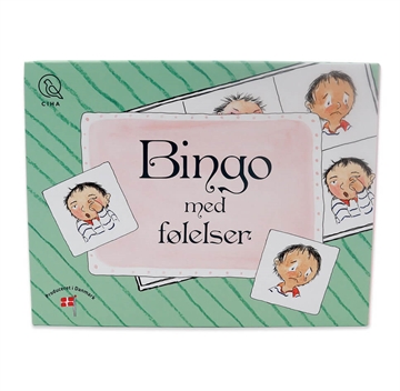 Ciha Bingo med følelser - Læringsspil for børn