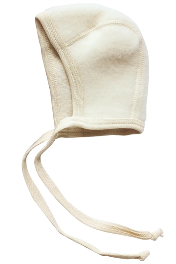Engel Hue - Uld - Baby Bonnet Natural i GOTS og IVN certificeret økologisk uld