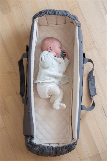 Filibabba Babylift - Frida 2.0 inkl. kaleche - Grey - samlet pakke med babylift og kaleche i grå