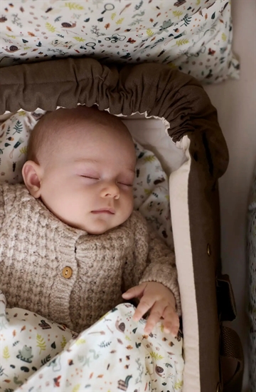 Filibabba Babylift - Frida 2.0 - Olive - en sikker babylift i flot oliven grøn - GOTS-certificeret økologisk