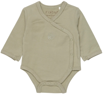 Fixoni Body Slå-om Tea Præmatur i grøn - præmaturtøj