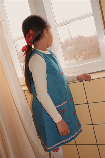 Flöss Kjole - Hazel Dress - Mid Blue Rinse