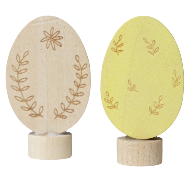GRIMMS Dekorativ Figur - Påskeæg - Ornamental Duo