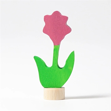 GRIMM\'S Dekorativ Figur - Rosa blomst