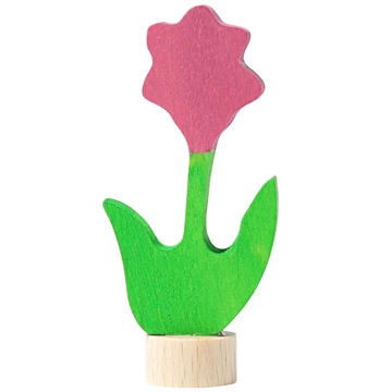 GRIMM'S Dekorativ Figur - Rosa blomst