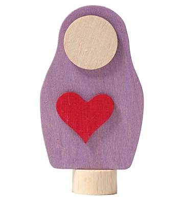 GRIMM's Dekorativ Figur - Hjerte Babushka