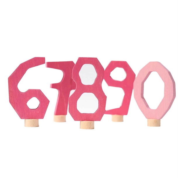 GRIMMS Dekorative Numre Pink  69 og 0