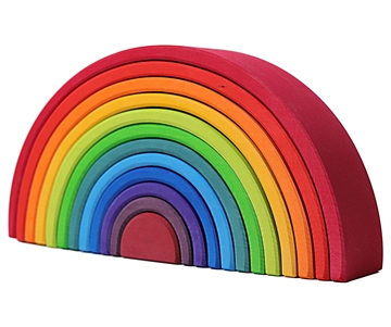 GRIMM's Regnbue Stor - Rainbow - Trælegetøj fra GRIMM's