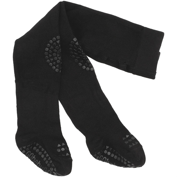 GoBabyGo Kravle Strømpebukser - Black