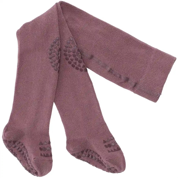 GoBabyGo Kravlestrømpebukser - Misty Plum