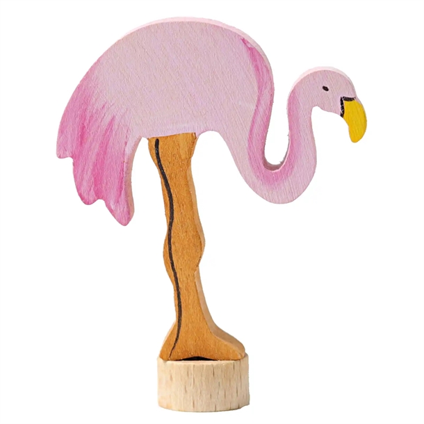7: Grimms Dekorativ Figur - Flamingo