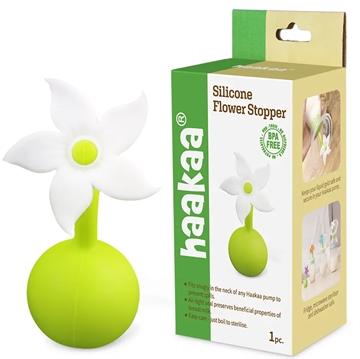 Haakaa Blomsterstopper - Låg - Hvid