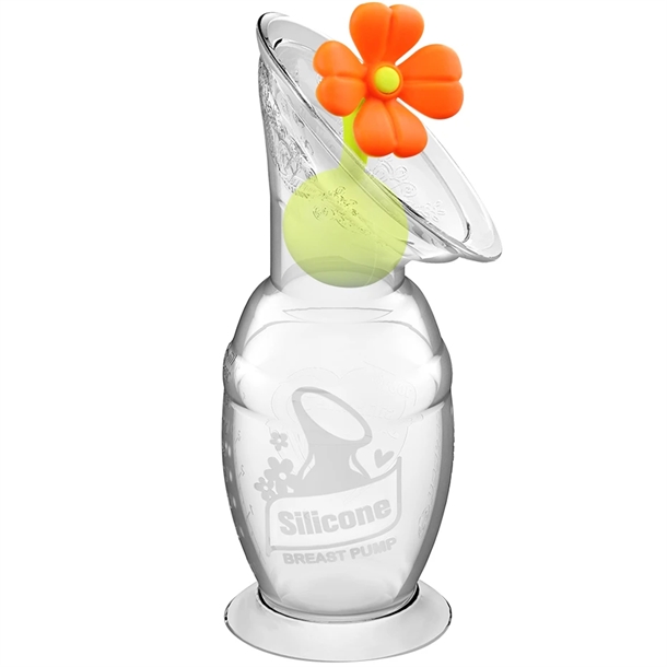 Haakaa Brystpumpe Gen. 2 100 Ml Med Blomsterlåg