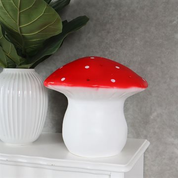 Heico Svampelampe - Stor - Rød - natlampe fra Heico