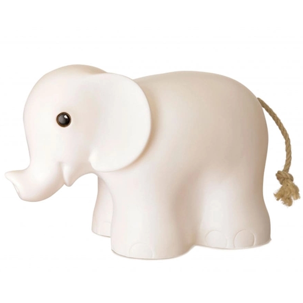 Heico lampe - Elefant hvid (FORUDBESTILLING)