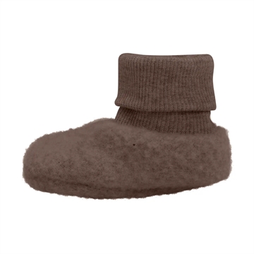 Huttelihut Futter - Uld - Brown Melange i brun