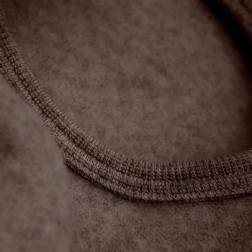 Huttelihut Hue med ører - Uld - Brown Melange i brun