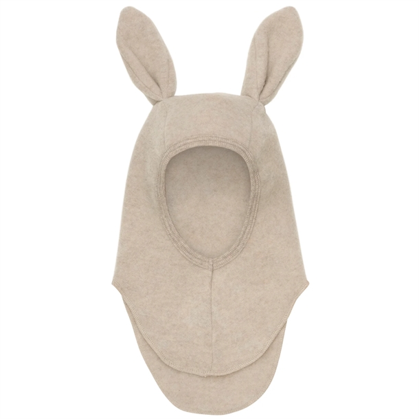 Huttelihut Hue Med ører Uld Camel Melange