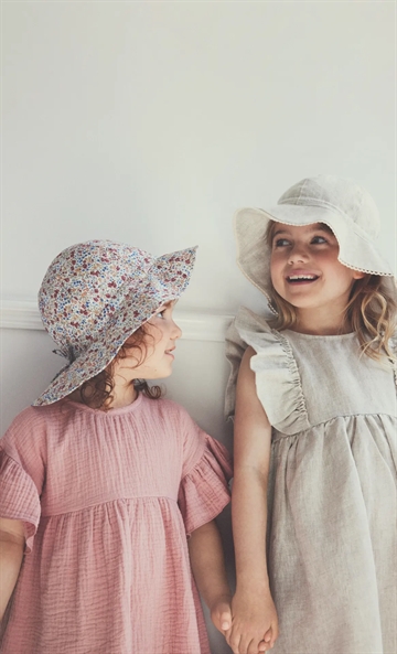 Huttelihut Kjole - Hør - Antique White