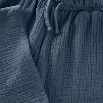 Huttelihut Shorts - Muslin - Bering Sea - i blå