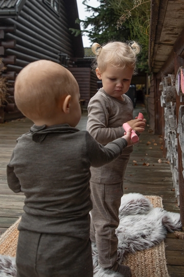 Joha Body - Uld/Silke Brown Melange i brun