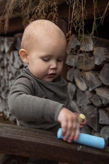 Joha Body - Uld/Silke Brown Melange i brun