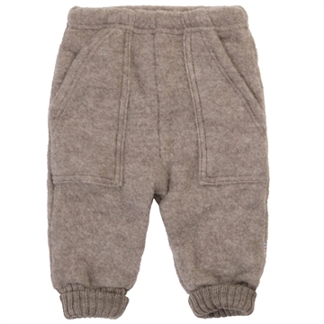 Joha Bukser - Uld - Sesam Melange i kraftig og blød uld