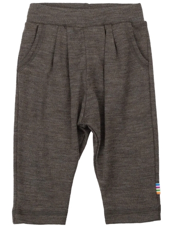 Joha Bukser - Uld/Silke - Brown Melange