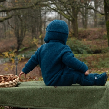 Joha Futter - Uld - Mrk. turkis