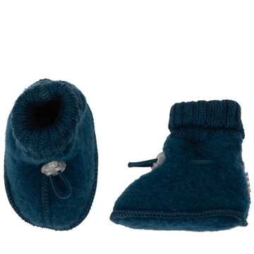 Joha Futter - Uld - Mrk. turkis