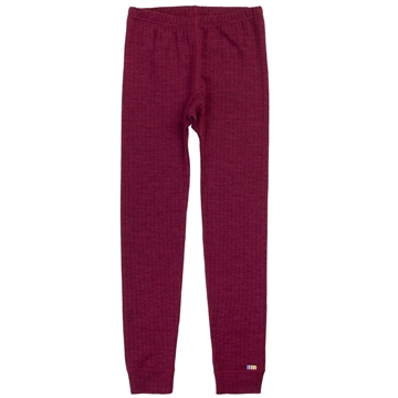 Joha Leggings - Uld - Wine Melange