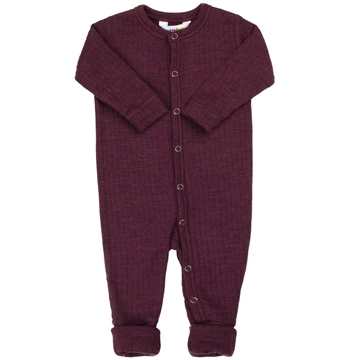 Joha Natdragt - Uld - 2-i-1 fod - Blomme