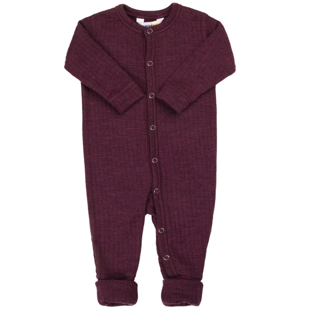 Joha Natdragt - Uld - 2-i-1 fod - Blomme