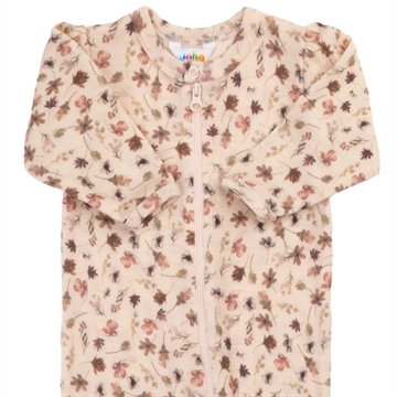 Joha Natdragt - Uld - Blomsterprint Light pink