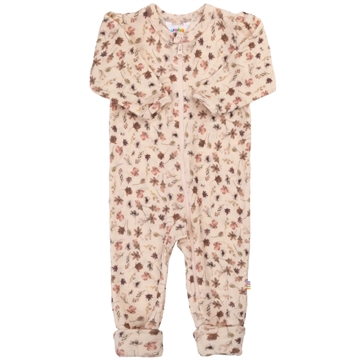 Joha Natdragt - Uld - Blomsterprint Light pink