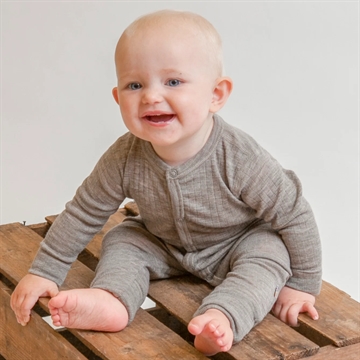 Joha Natdragt - Uld - 2-i-1 fod - Sesame Melange