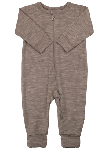 Joha Natdragt - Uld/Silke - Beige Melange