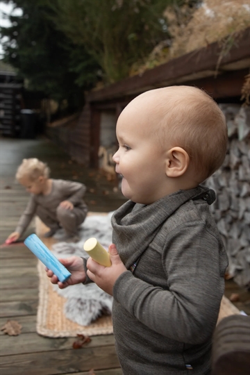 Joha Natdragt - Uld/Silke - Brown Melange i brun